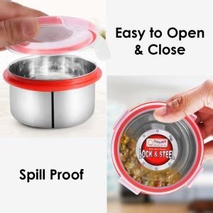 Dream Home Stainless Steel Grocery Container - 350 ml Price in India ...