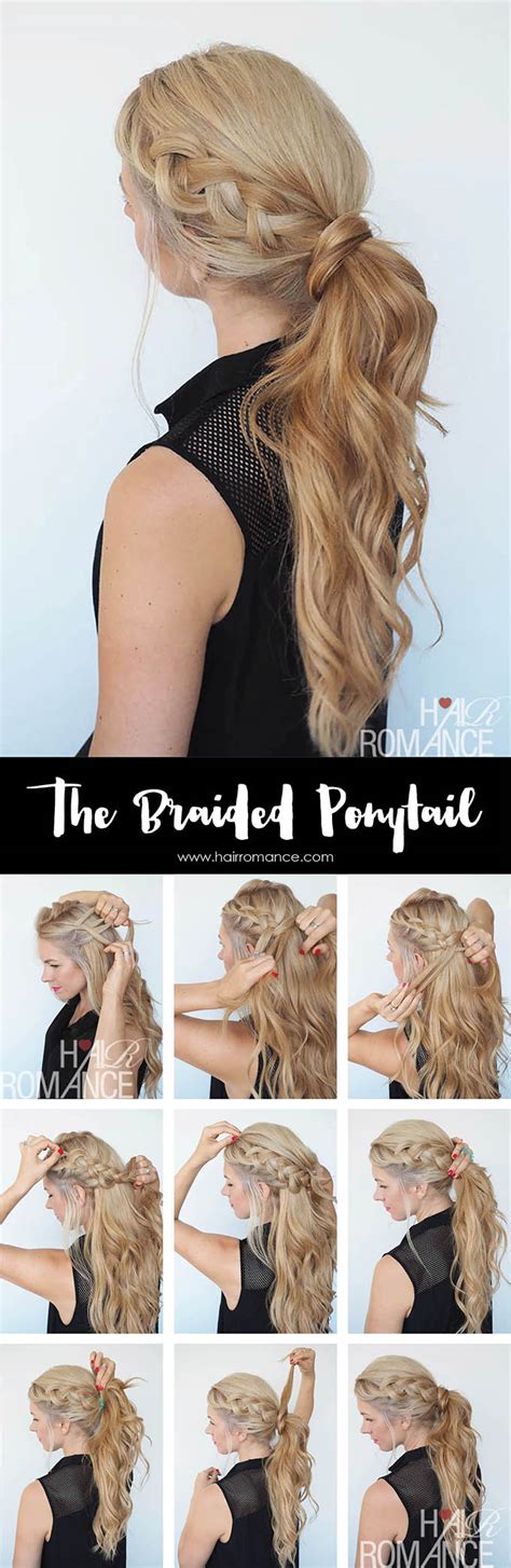 Braided Ponytail Tutorial 的图像结果
