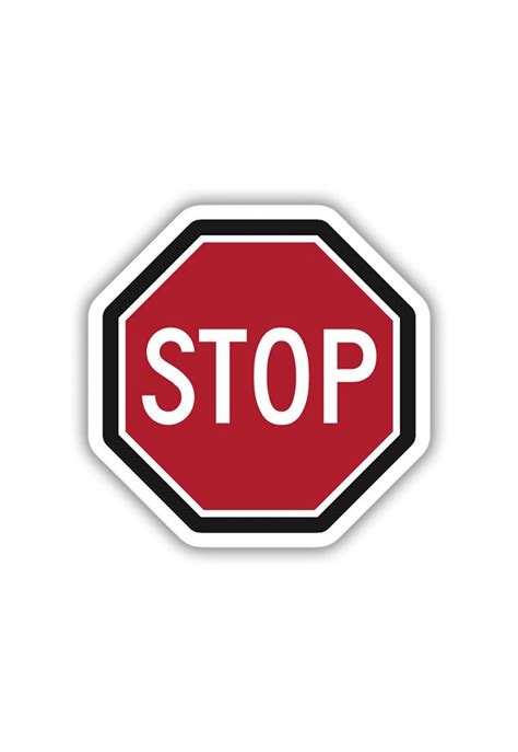 STOP Sticker – Posterwa