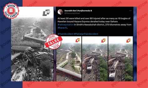 Video From Odisha Train Accident Viral As Pakistan's Sindh Province | BOOM