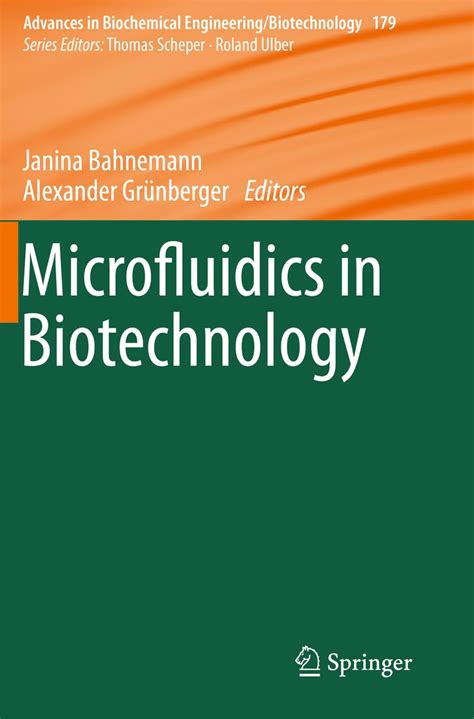 Buy Microfluidics in Biotechnology: 179 (Advances in Biochemical ...