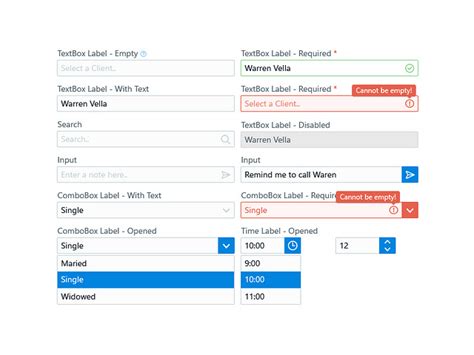 Image result for Combo box Examples