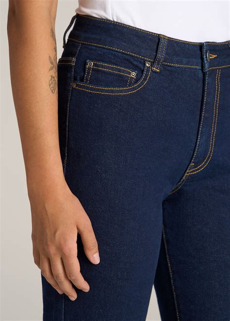 Harper High Rise Straight Stretch Tall Women's Jeans | American Tall