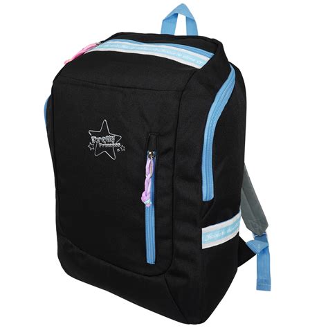 PrettyPrincess プリティプリンセス Casualシリーズ スクエアリュック 20L キッズ 女の子 小学生 塾 習い事 旅行 黒 ...