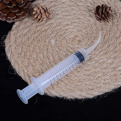 VAYINATO Petzlifeworld Hand Feeding Plastic Syringe with Curve Tip for ...