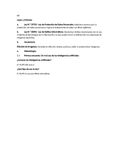 C - nad - c Leyes y Artículos a. Ley N.º 29733 - Ley de Protección de ...