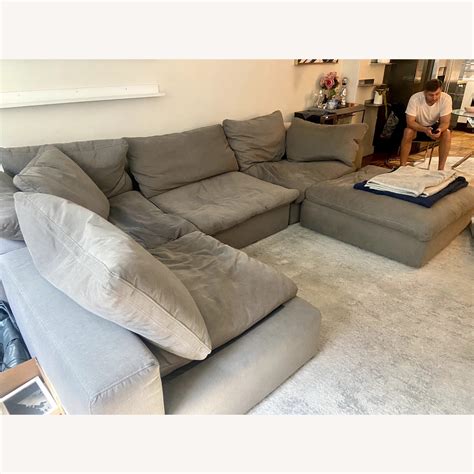 Grey Cloud Modular Sofa - AptDeco