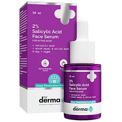 Buy The Derma Co 2% Salicylic Acid Face Serum - With Witch Hazel ...