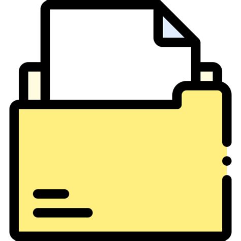 Open file Detailed Rounded Lineal color icon