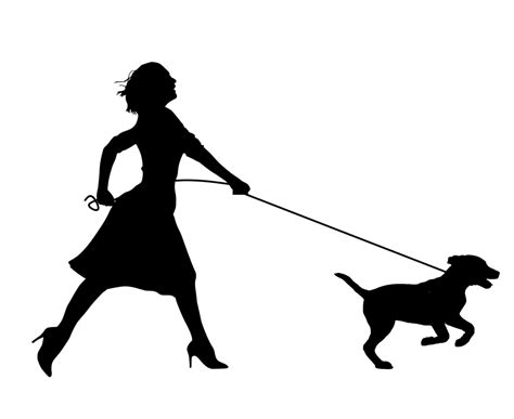 Free Images : walk, silhouette, running, pet, girl, sports vector run ...