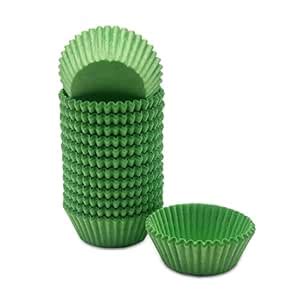 Buy Bakehope Greaseproof Mini Cupcake Liners, Premium Paper Baking Cups ...