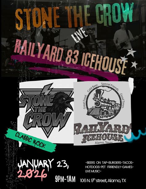 STC at Railyard 83 Icehouse , Alamo Tx , Harlingen, 23 January 2026 ...