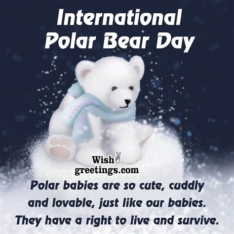 International Polar Bear Day Messages - Wish Greetings