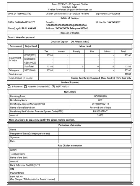 How to Create GST Challan 的图像结果