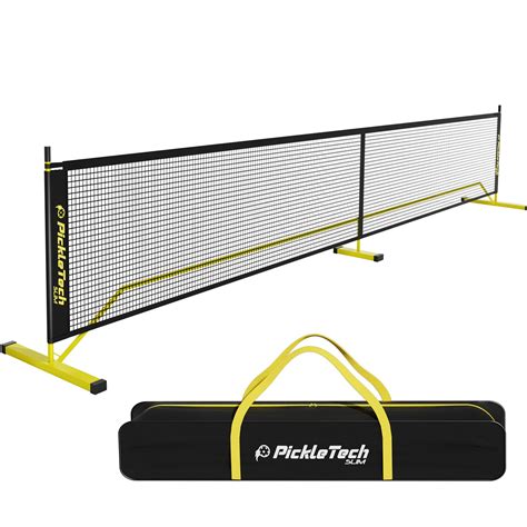 PICKLETECH 4.0 Slim Version Portable Pickleball Nets Outdoor Game 22 FT ...