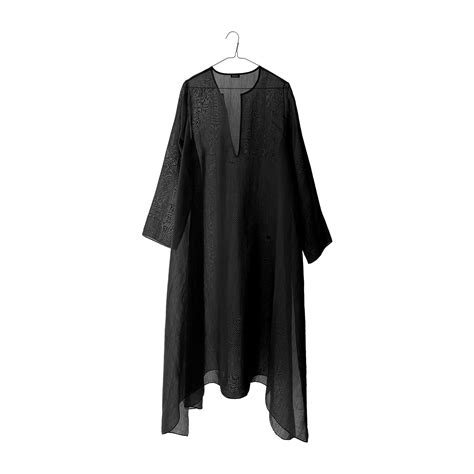 Sheer Long A-line Open Kurta – Plantation House