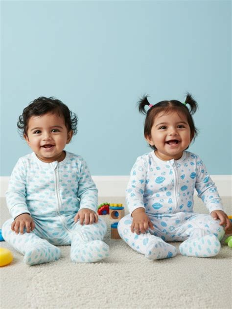 Zipper Romper Combo Of 2: Happy Cloud - Out Of World - Preemie Baby Romper