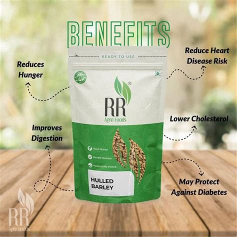 RR AGRO FOODS Naturally Processed Hulled Barley | Barley Without Husk ...