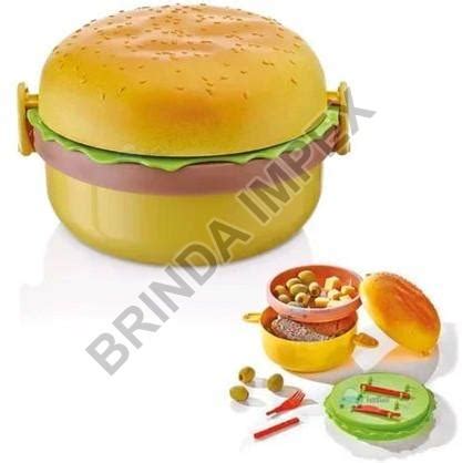 Burger Shape Lunch Box Manufacturer, Supplier from Rajkot