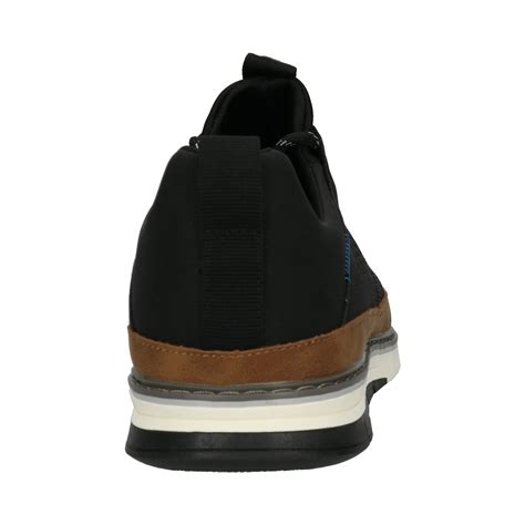 bugatti Sandman Black Comfort Casual Shoes