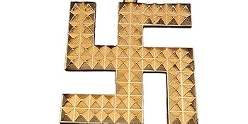 Buy Dharmsaar Copper Swastik Pyramid Vastu Yantra for Door Entrance ...