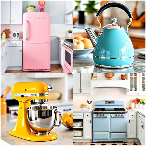 20 Kitchens With Colored Appliances You'll Love