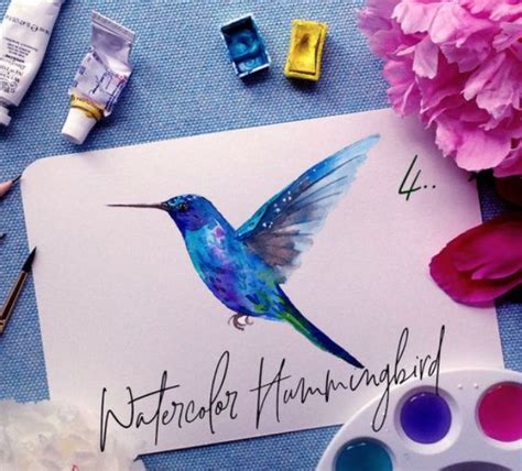 Image result for Simple Hummingbird Watercolor Tutorials