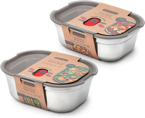 BLACK + BLUM - Lunch Box - Microwavable Stainless Steel, Plastic-Free ...