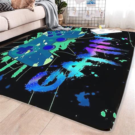 Gaming Floor Mat with 3D Printed Game Controller Design - Bluefink
