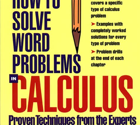 Image result for Calculus Word Problems
