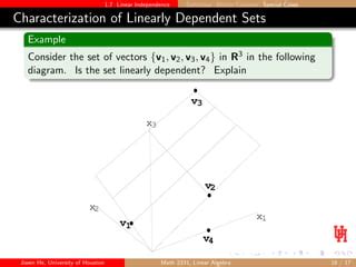Image result for Linear Dependent Example in Linear Algebra