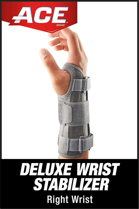 Buy ACE Deluxe Wrist Stabilizer, Right Hand, Helps Relieve Symptoms of ...