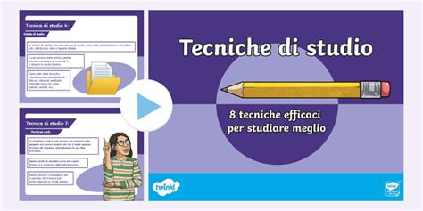 Tecniche di studio PowerPoint