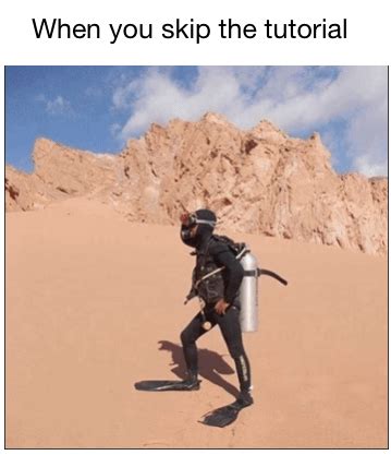 Image result for Skip Tutorial Meme Games