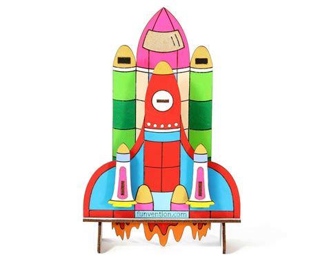 Funvention 3D Coloring Model - Space Shuttle available at Go Science at ...