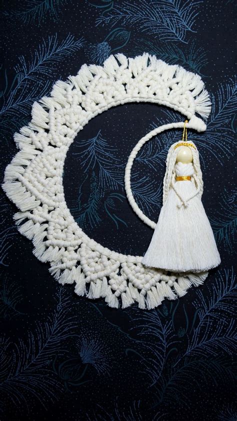 Image result for Macrame Moon Tutorial