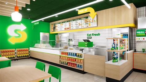 Subway Restaurant 的图像结果