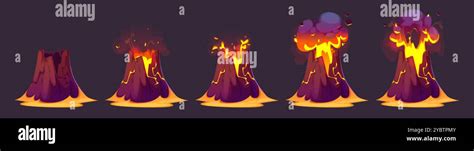 Image result for Animation of Exploding Volcano
