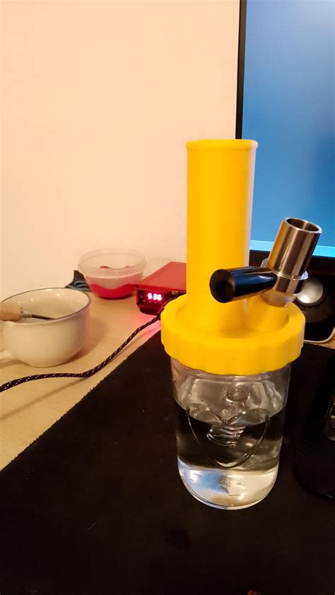 My 3D printed bong lid and balls vape : r/vaporents