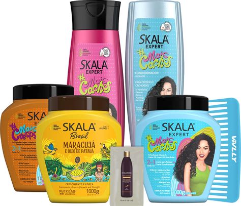 Amazon.com: Skala Expert Curly Hair Care Kit – & Maracuja Curl Creams ...