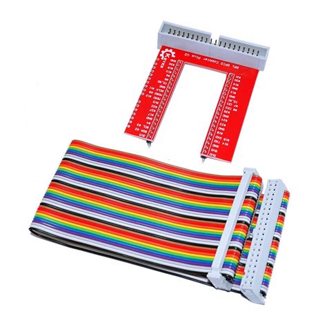 REES52 GPIO Breakout Kit 40 Pin Extension Board Adapter GPIO Cable Line ...