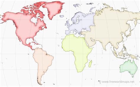 Image result for Continents Map