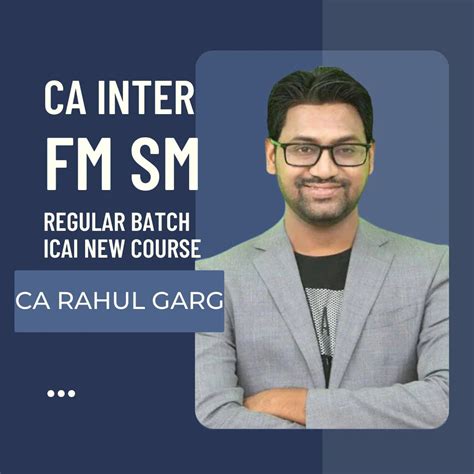 CA Inter FM SM || CA Rahul Garg – CA Point
