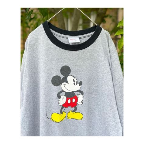 disney mickey "no letter" ringer t shirt 90s | focus