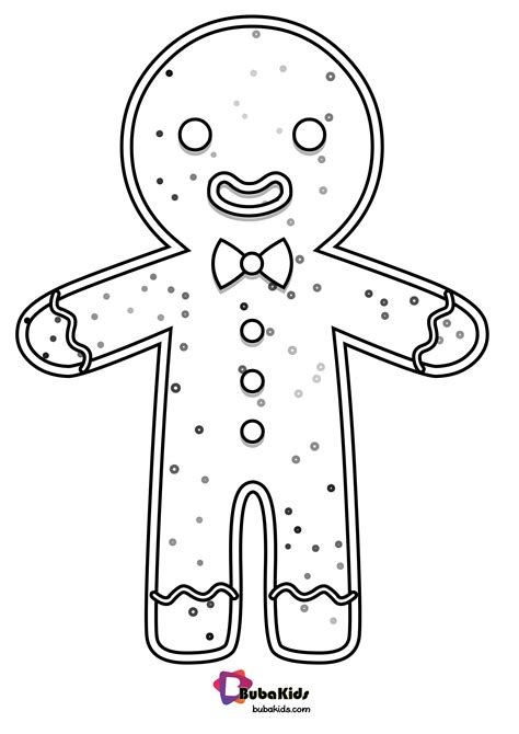 Free Printable Gingerbread Man Coloring Pages - Printable Word Searches