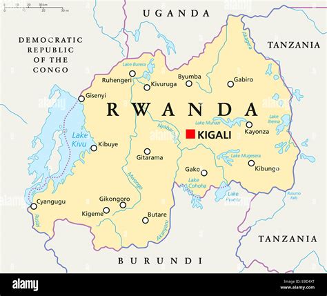 Rwanda map hi-res stock photography and images - Alamy