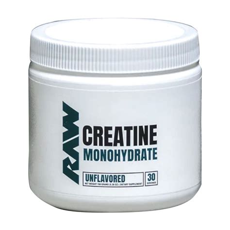Creatine Monohydrate by RAW Nutrition - Natty Superstore