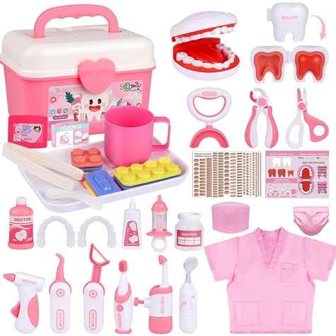 Buy Gifts2U Dentist Kit for Kids, 42Pcs Dentist Kit, Professional ...