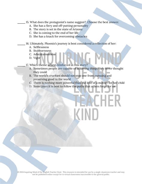 "A Worn Path" by Eudora Welty Quiz, Close Reading Activity, and ...