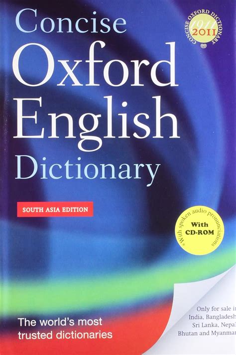 Concise Oxford English Dictionary (with CD) : Oxford Dictionaries ...
